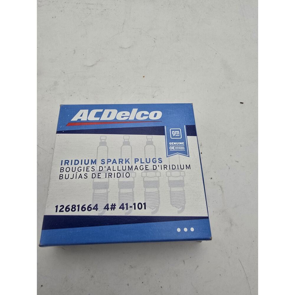 NEW GENUINE GM ACDelco Iridium Spark Plugs 41-101 Set Of 4